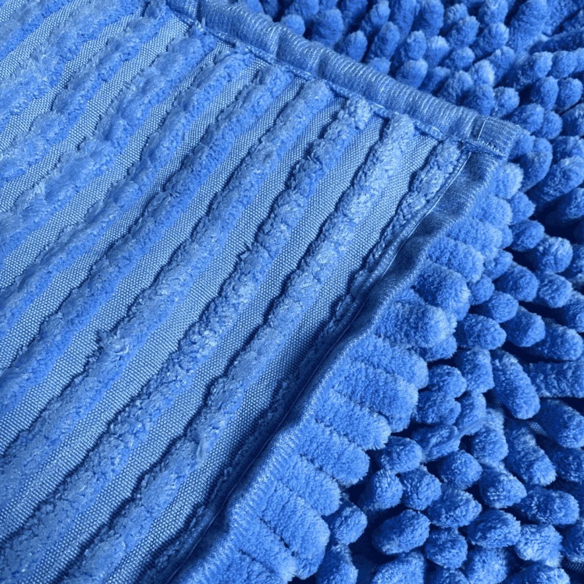 Dettaglio Tappeto-da-bagno-passatello-shaggy-azzurro-poliestere-microfibra-50x80cm-60x120cm-tinta-unita