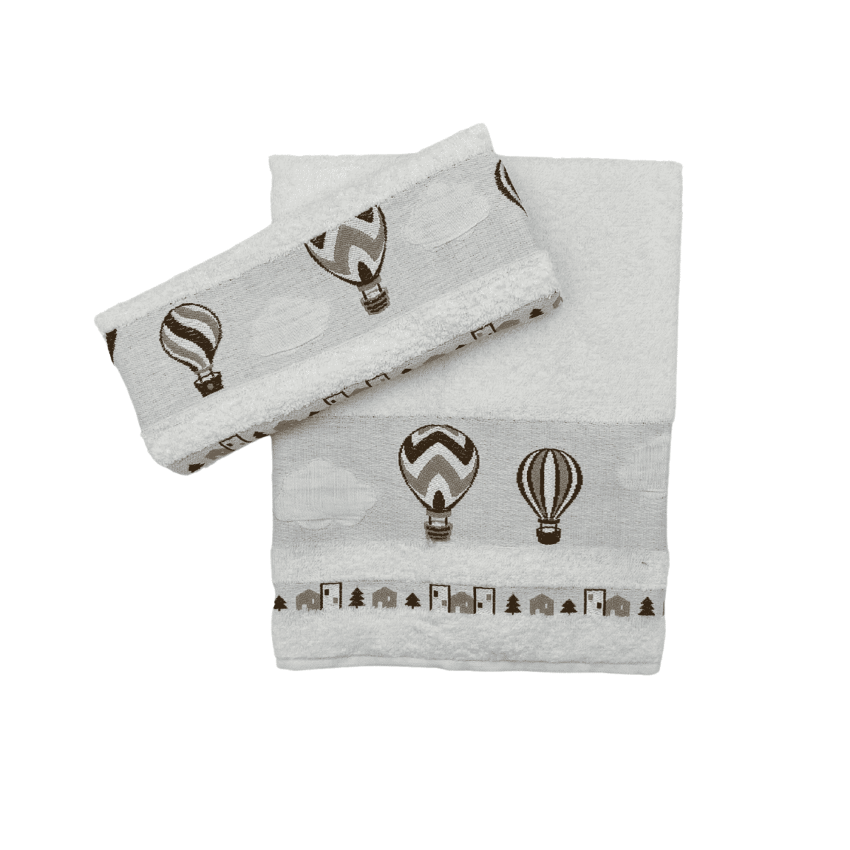Set-1+1-mongolfiere-panna-spugna-fibra-naturale-cotone-asciugamano-ospite-bidet-made-in-italy-60x100cm-40x60cm