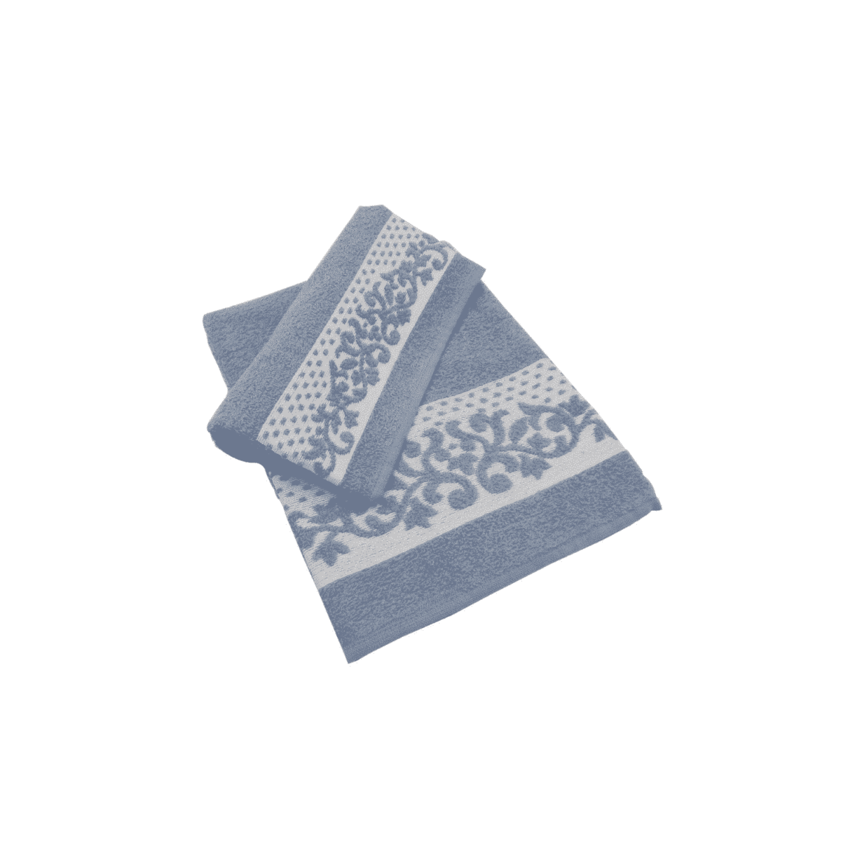 Set-1+1-corinto-grigio-spugna-fibra-naturale-cotone-asciugamano-ospite-bidet-made-in-italy-60x100cm-40x60cm