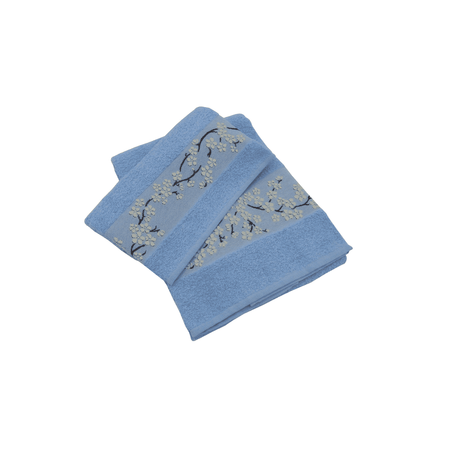 Set-1+1-rametto-azzurro-spugna-fibra-naturale-cotone-asciugamano-ospite-bidet-made-in-italy-60x100cm-40x60cm