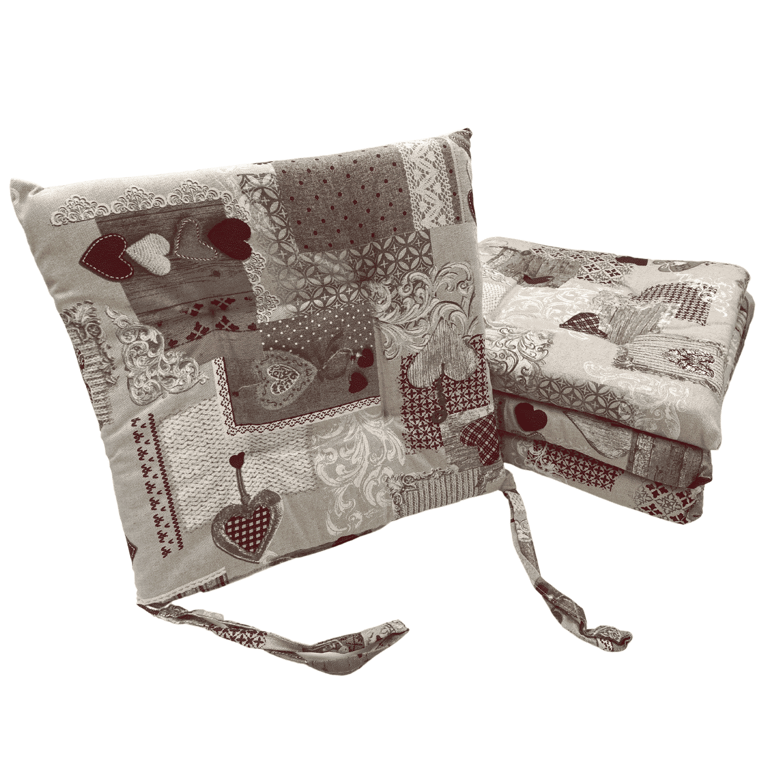 Set-4-cuscini-per-sedie-margot-rosso-cotone-miros-40x40-made-in-italy