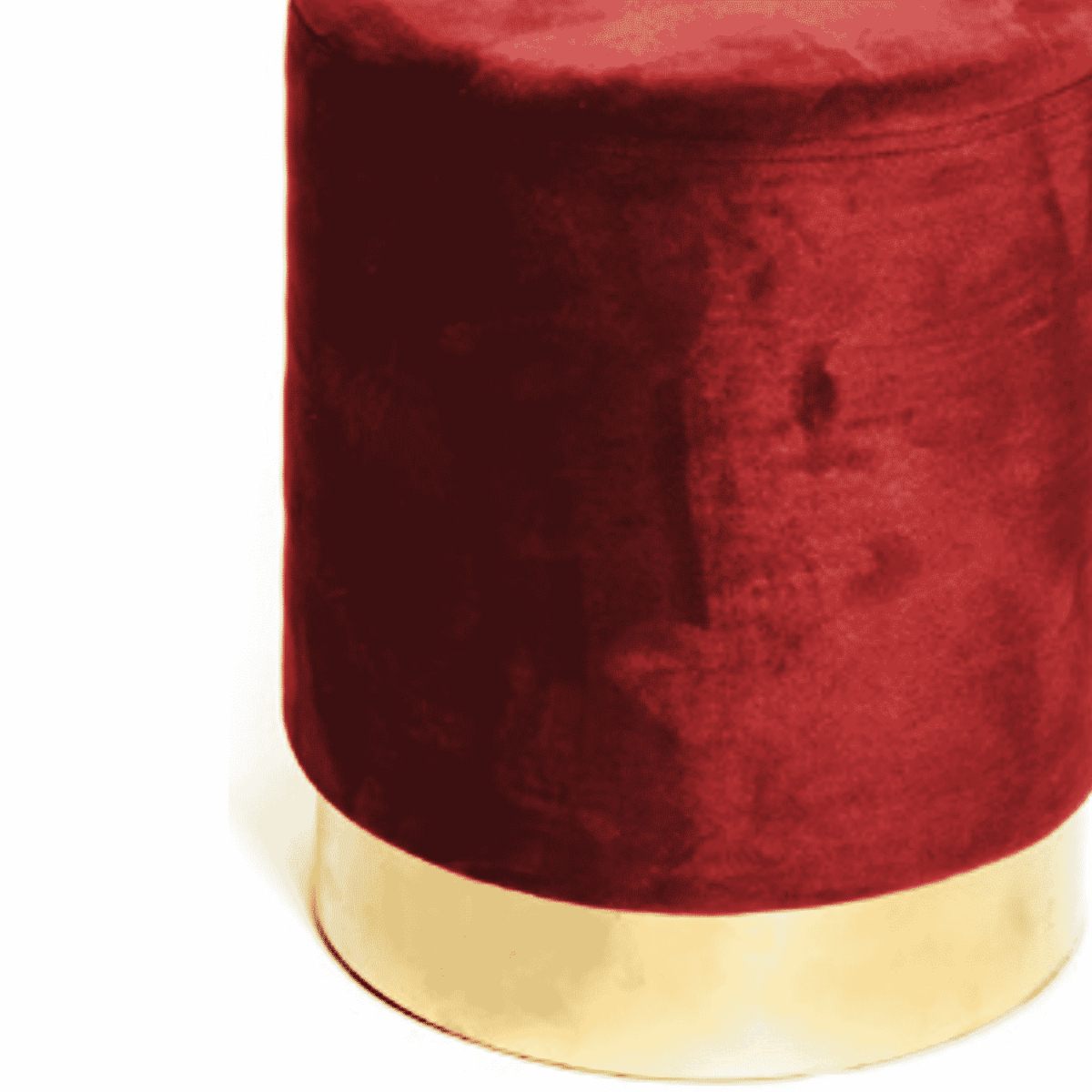 Pouf Cilindro Velvet Bordeaux - immagine 2