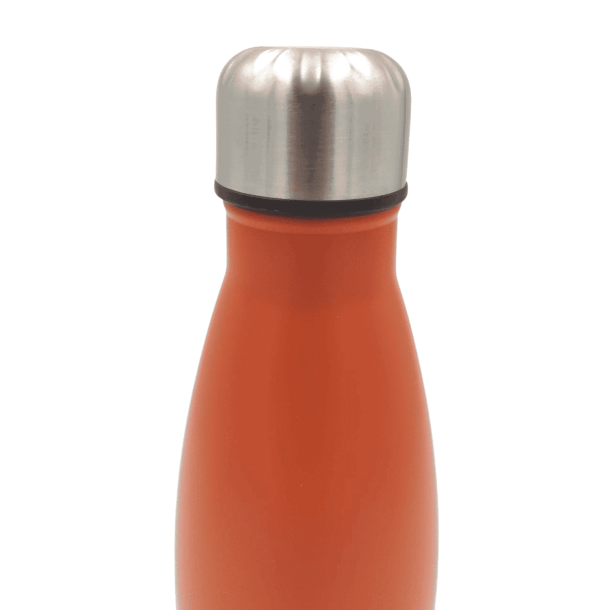 Borraccia Termica Arancio Acciaio Antigraffio Caldo Freddo Doppio Strato 500 ml - immagine 2