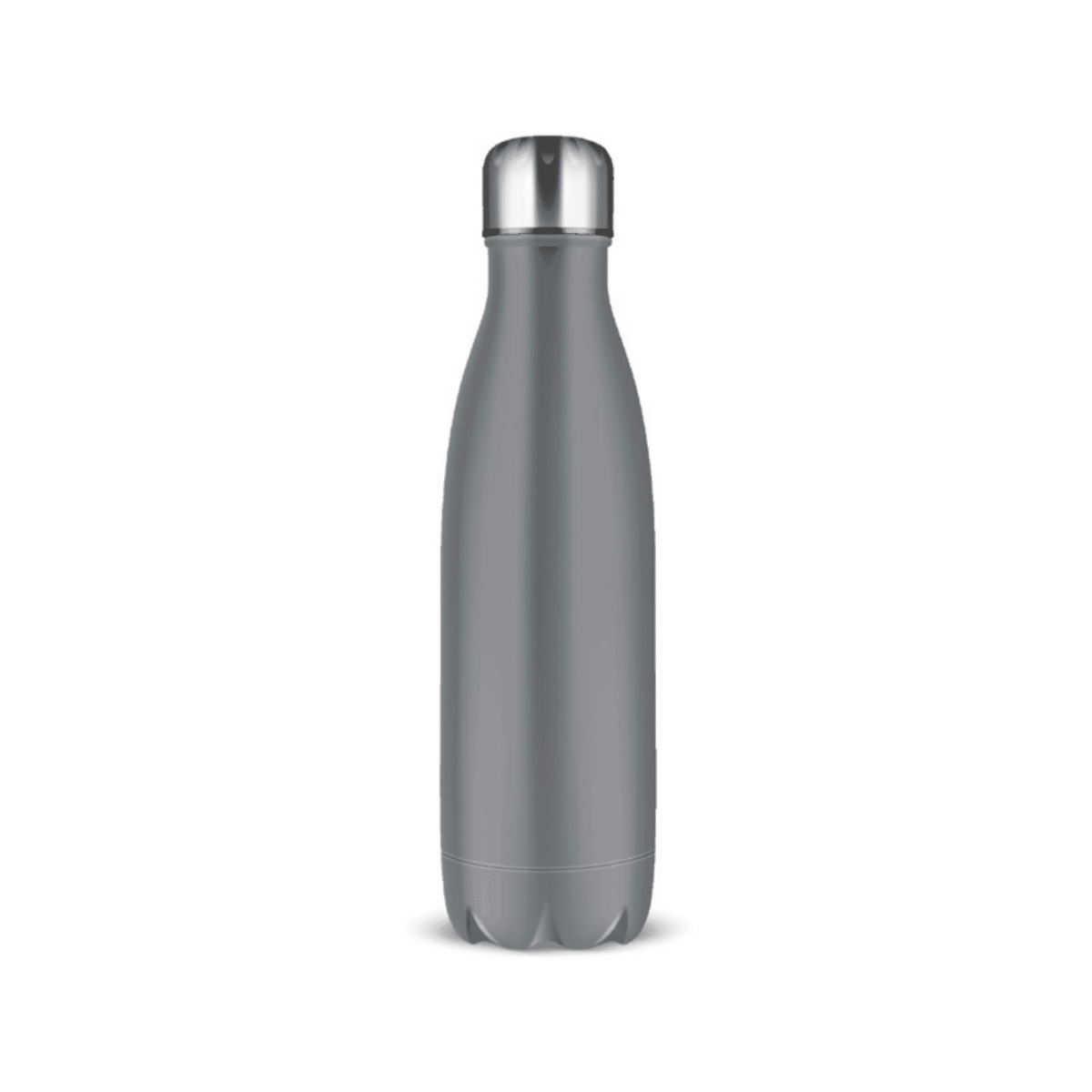 Borraccia Termica Grigio Acciaio Antigraffio Caldo Freddo Doppio Strato 500 ml