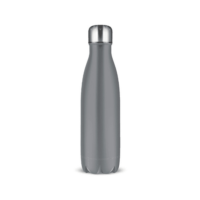 Borraccia Termica Grigio Acciaio Antigraffio Caldo Freddo Doppio Strato 500 ml