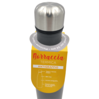 Borraccia Termica Grigio Acciaio Antigraffio Caldo Freddo Doppio Strato 500 ml - immagine 3