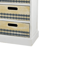 Cassettiera Linus 3 Cassetti Comodino Mobile Legno Arredo Casa - immagine 3