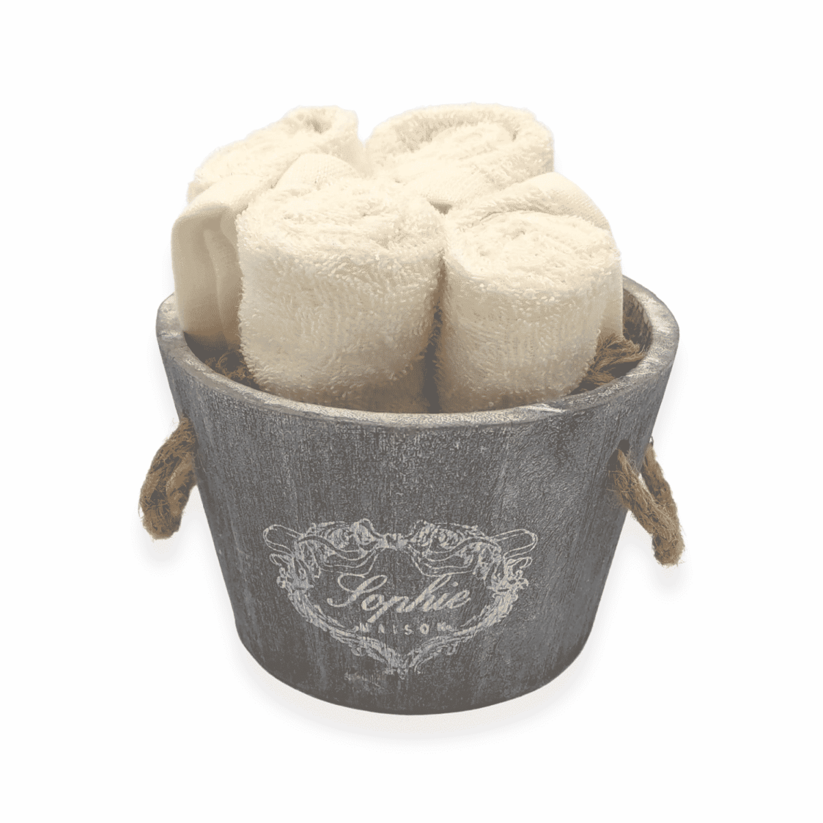 mastello-crema-4-lavette-spugna-cotone-cestino-legno-vintage-shabby-chic-out