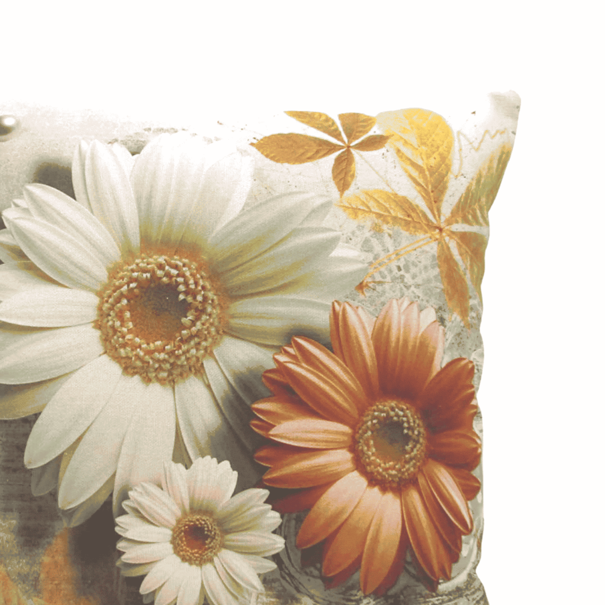 Cuscino Gerbera Arredo Casa In Stampa Digitale Cm 45x45 - immagine 2