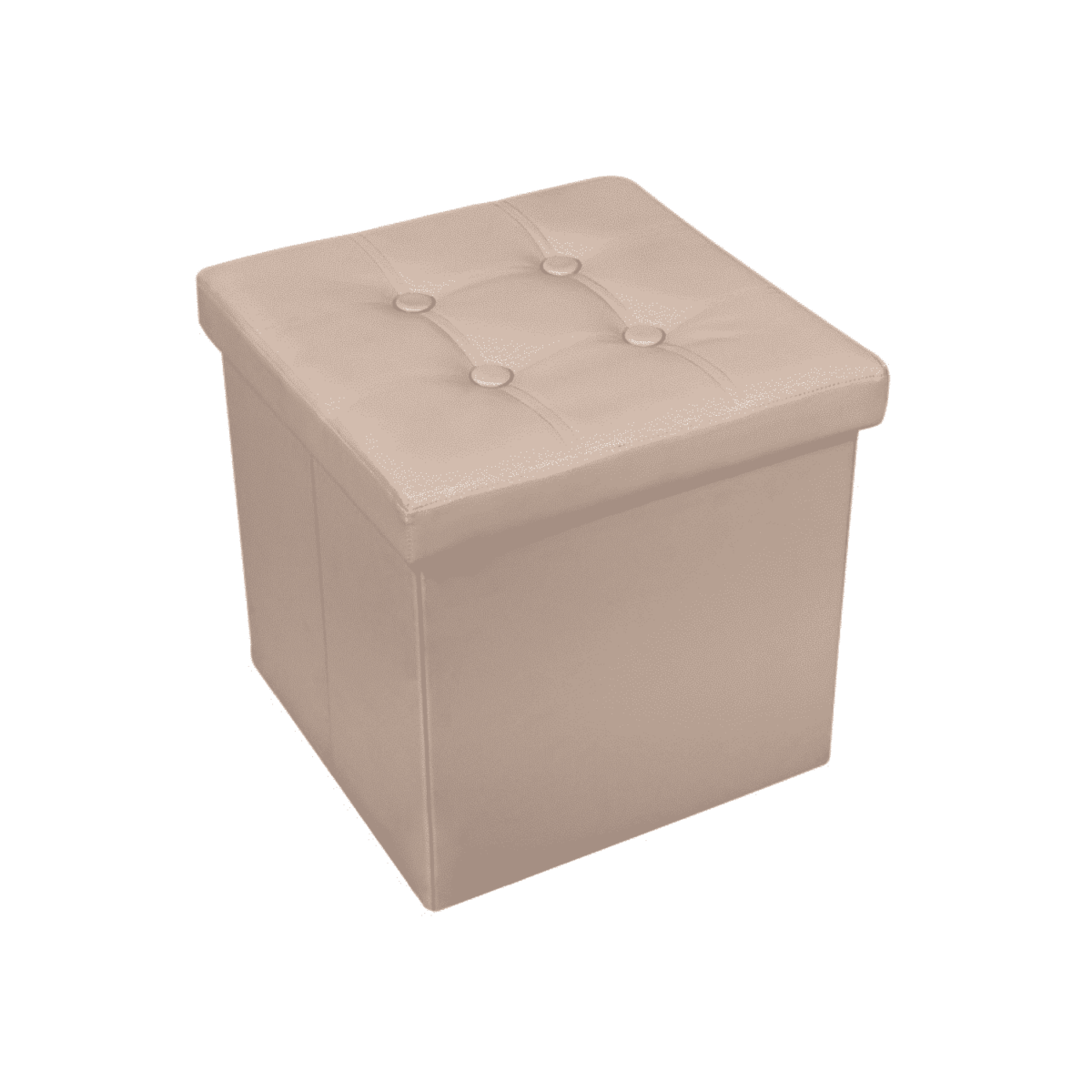 Pouf Contenitore Tortora PVC Ecopelle