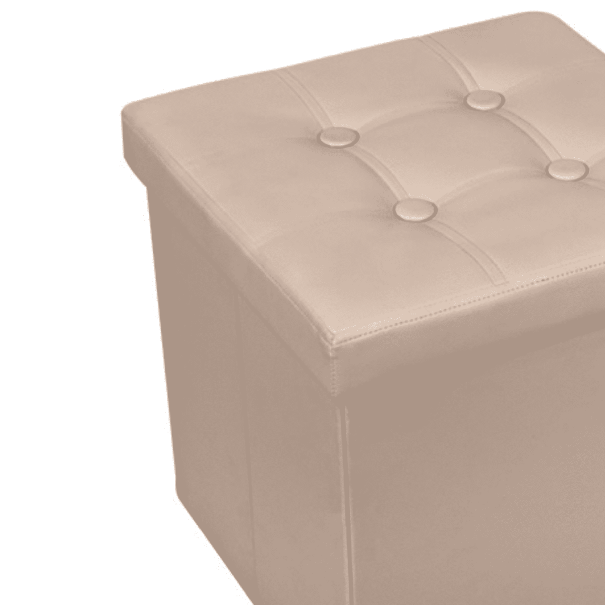 Pouf Contenitore Tortora PVC Ecopelle - immagine 2