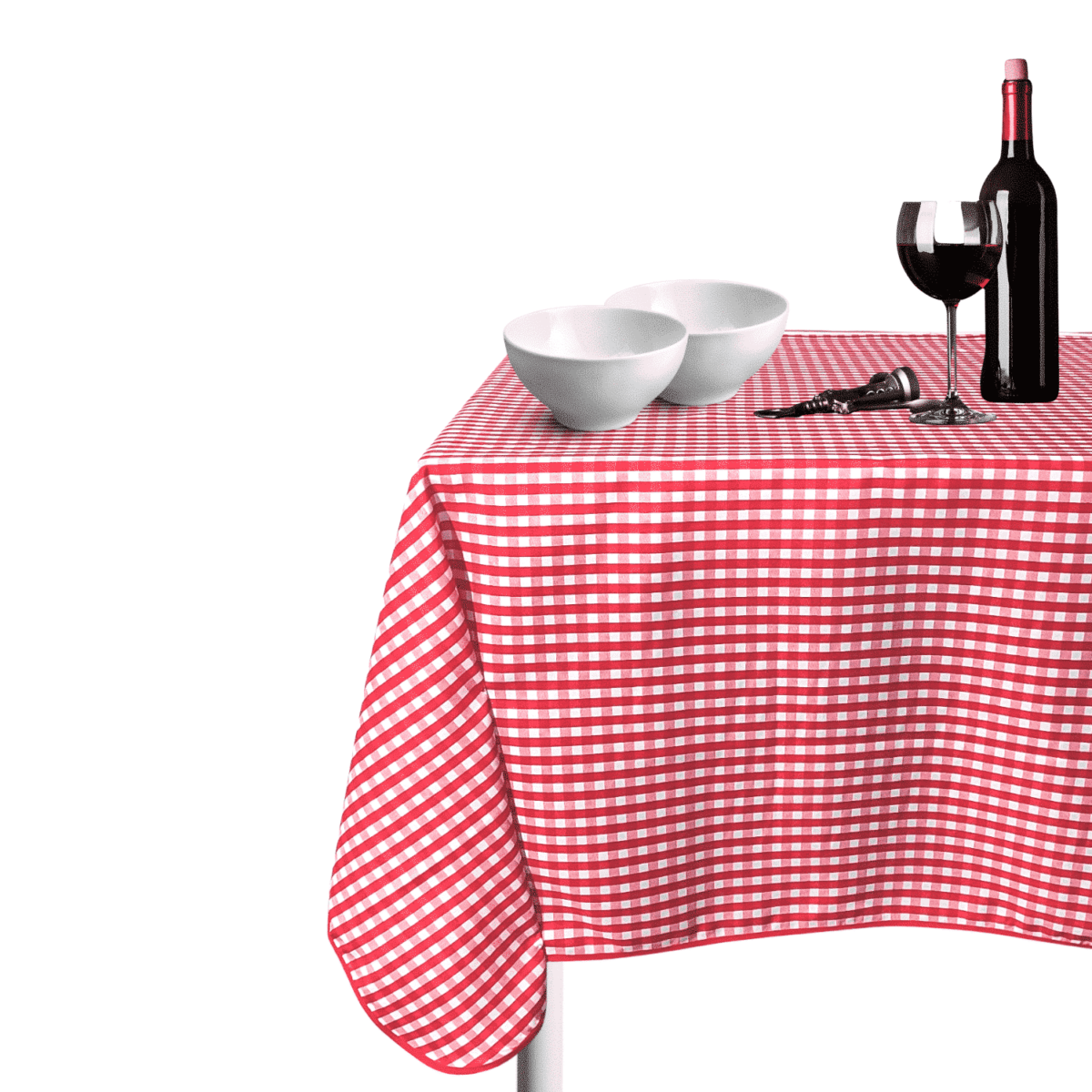 quadretto-rosso-austin-tovaglia-antimacchia-idrorepellente-quadratini-geometrico-bianco-rosso