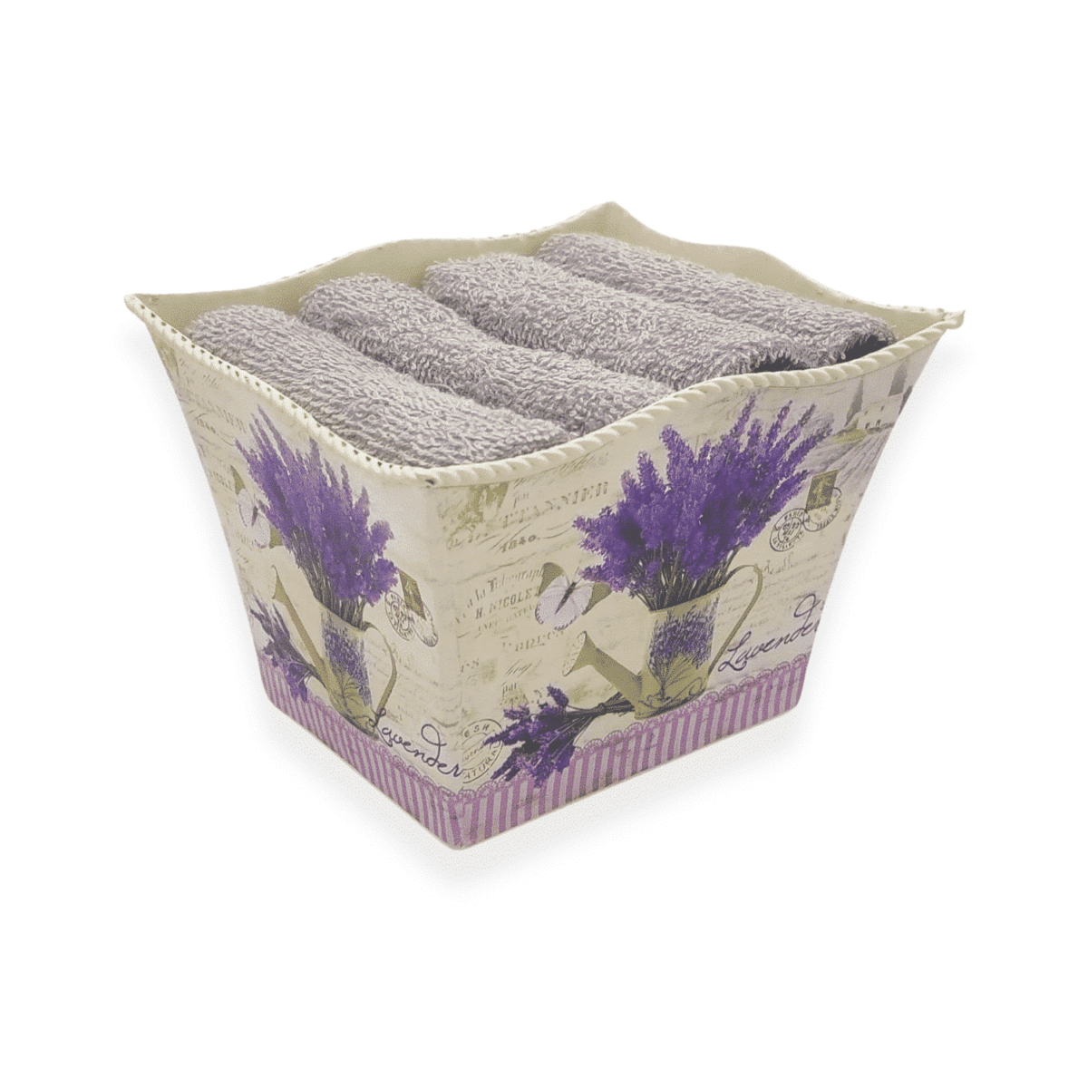 saint-tropez-grigio-scuro-set-4-lavette-spugna-cotone-cestino-provenzale-lavanda-provenzale