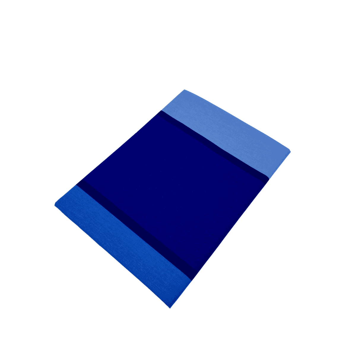 Fascia Blu Telo Arredo Tuttofare 100% Cotone - immagine 2