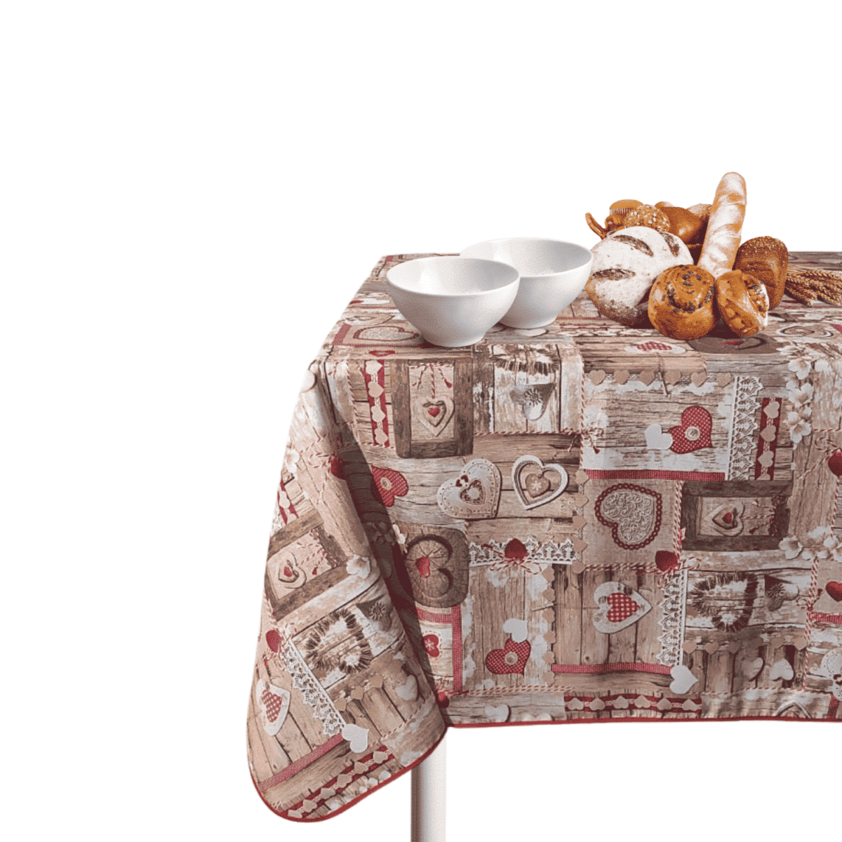 wood-des-alpes-tovaglia-antimacchia-idrorepellente-rossa-beige-cuori-patchwork-legno-shabby-chic