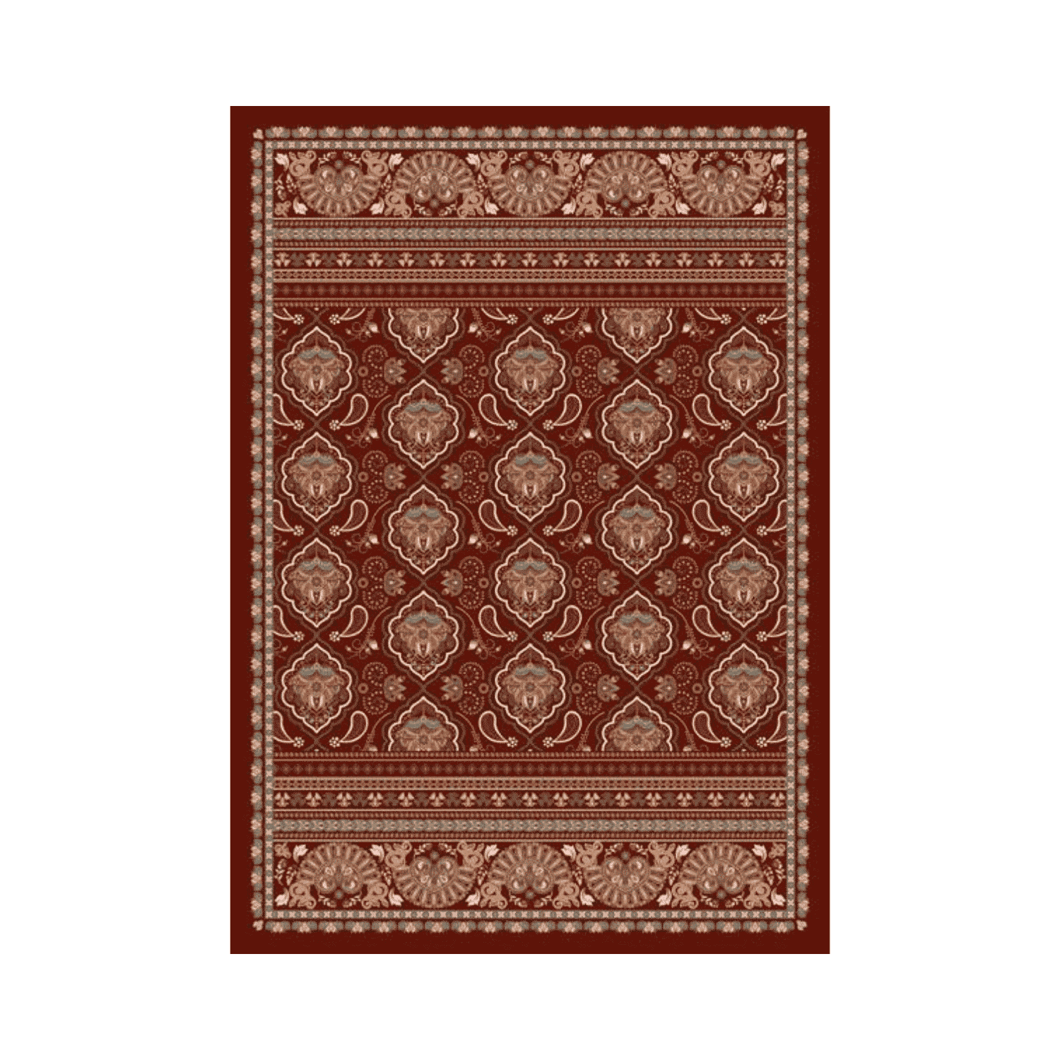 bollywood-tappeto-arredo-emozioni-artista-decori-indiani-medaglioni-bordeaux-multicolor-front