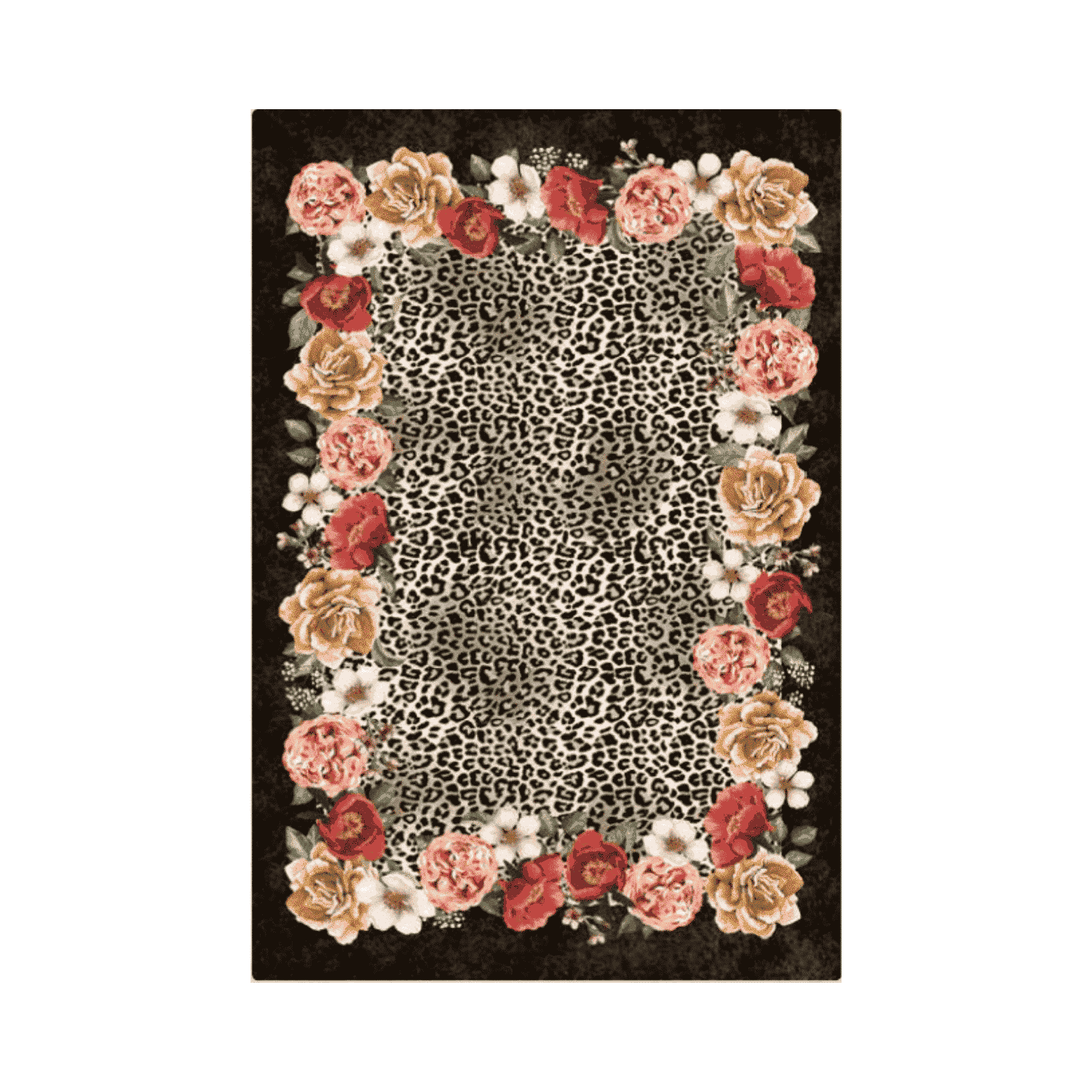 frida-tappeto-arredo-emozioni-artista-scuro-fiorato-multicolor-leopardato-front