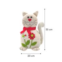 gatto-fiorello-fermaporta-tessuto-applicato-sabbia-country-pupazzo-dettagli
