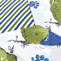 gattoni-blu-completo-lenzuolo-matrimoniale-dolcenotte-gatti-verde-blue-simpatico-vivace-dettaglio-2