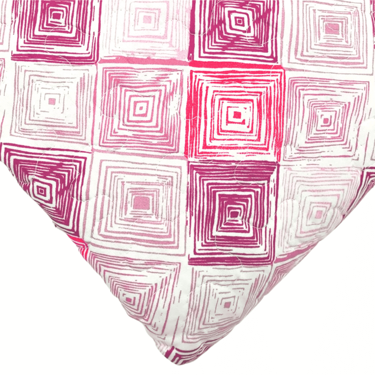illusione-rosa-copriletto-trapuntato-boutis-rombi-geometrico-cipria-bianco-microfibra-primaverile-estivo-dettaglio