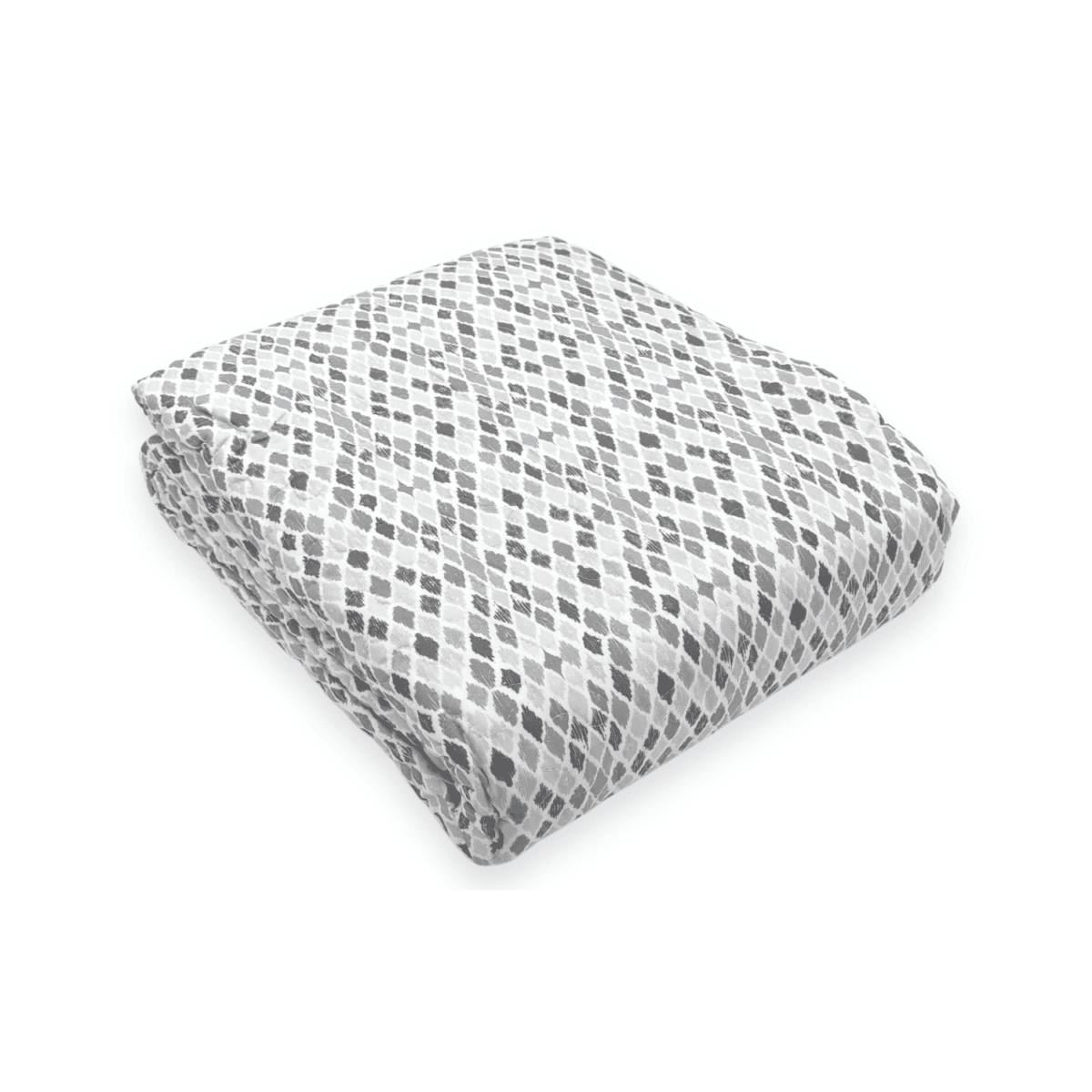 mosaico-grigio-copriletto-trapuntato-boutis-rombi-geometrico-antracite-bianco-microfibra-primaverile-estivo-fold