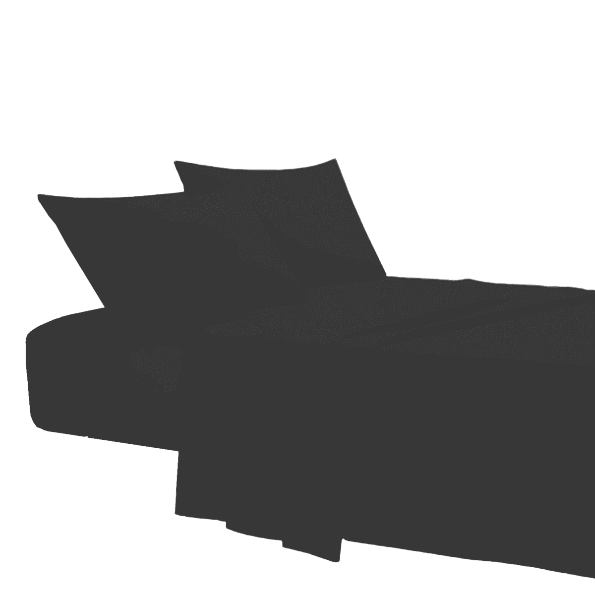 nero-coloratissimi-completo-lenzuola-puro-cotone-tinta-unita-fold-letto