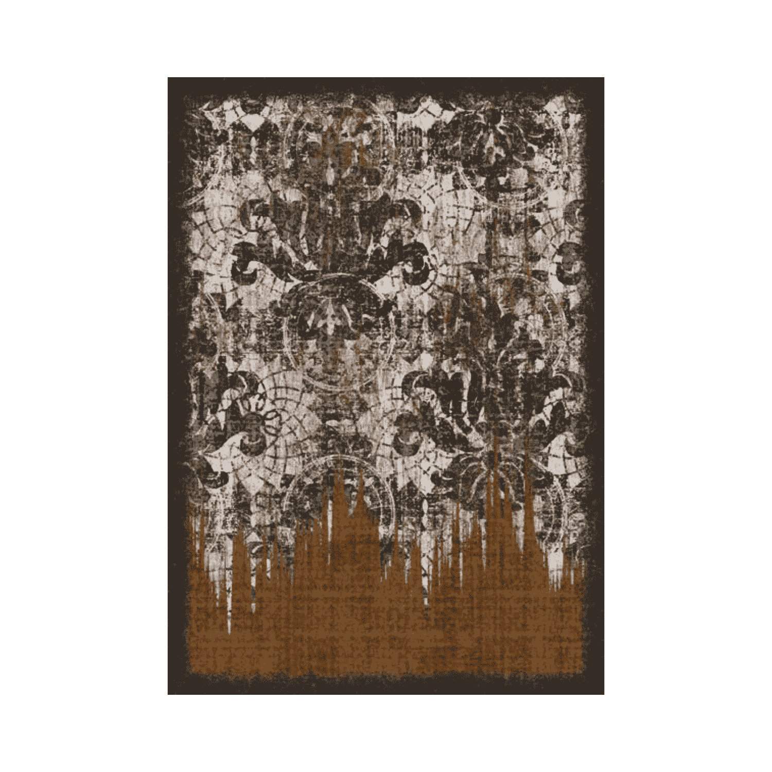 pompei-tappeto-arredo-emozioni-artista-domus-pompeiana-vintage-classico-moderno-geometrico-marrone-grigio-bianco-front