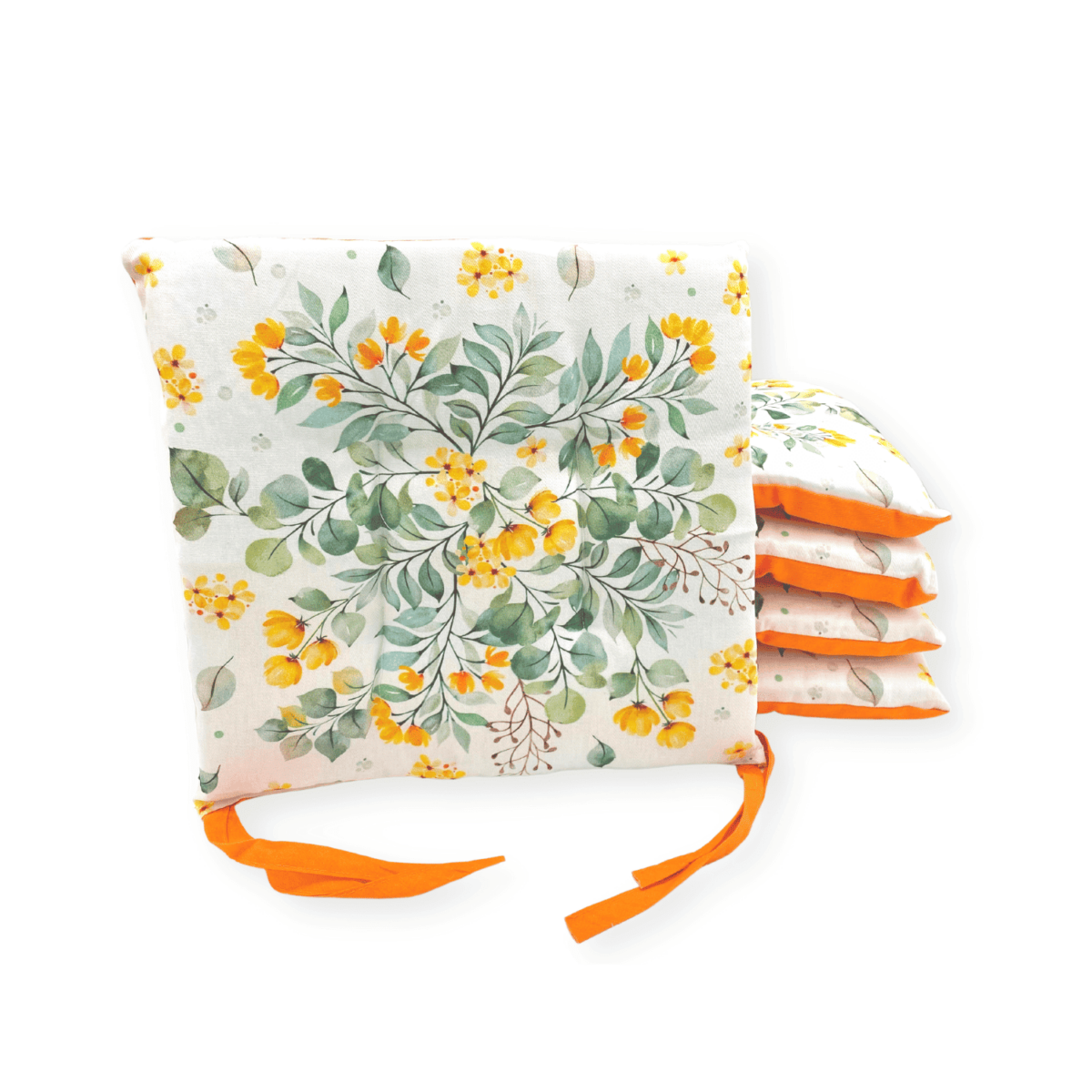 primavera-vincent-cuscini-per-sedie-40-x-40-fiorato-giallo-arancio-verde-bianco-con-lacci