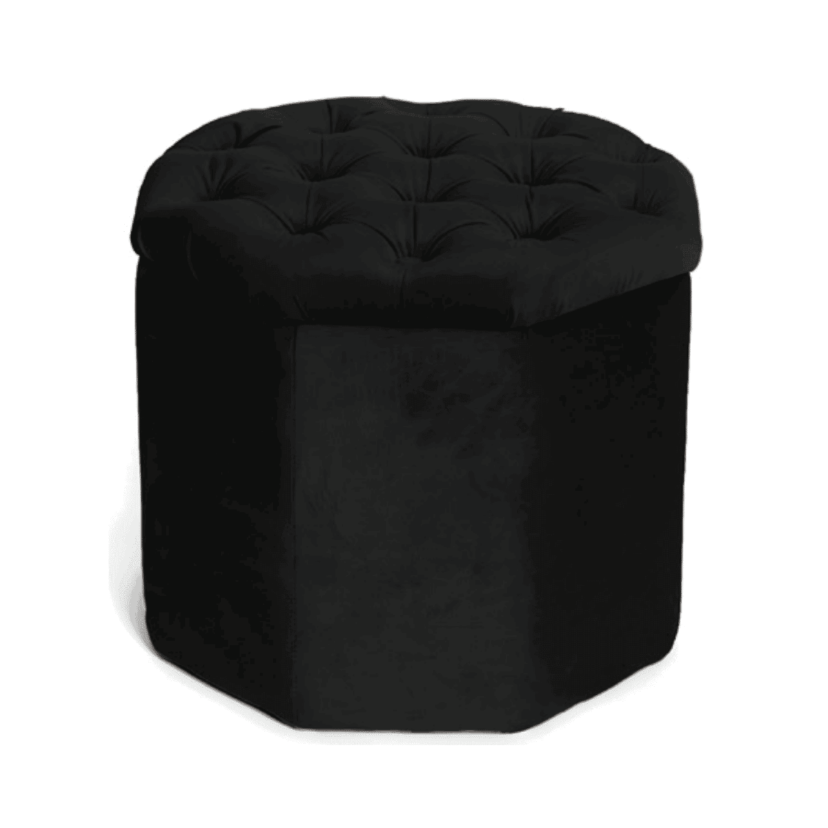 velvet-nero-pouf-ottagonale-contenitore-velluto