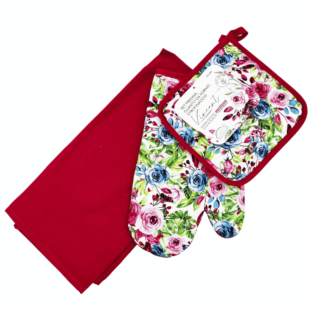 Set-presina-strofinaccio-guanto-forno-vincent-stampa-digitale-100-cotone-17x17-70x48-27x17-fiori-rose-oekotex