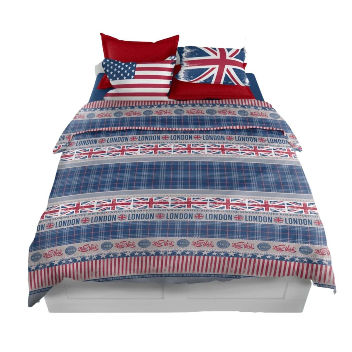 bandiera-copripiumino-puro-cotone-quadrifoglio-bandiere-flags-uk-usa-giovanile-blu-rosso-bianco-union-jack