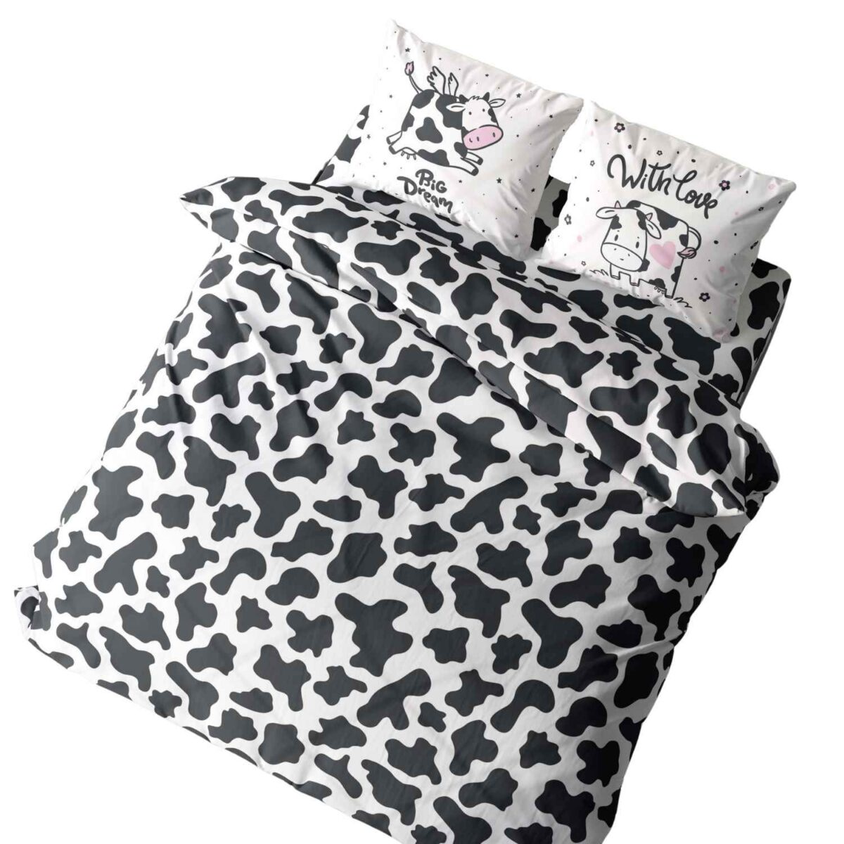 copripiumino-mucca-puro-cotone-quadrifoglio-animalier-bambino-bambina-simpatico-animali-pezzato-bianco-nero-spiritoso