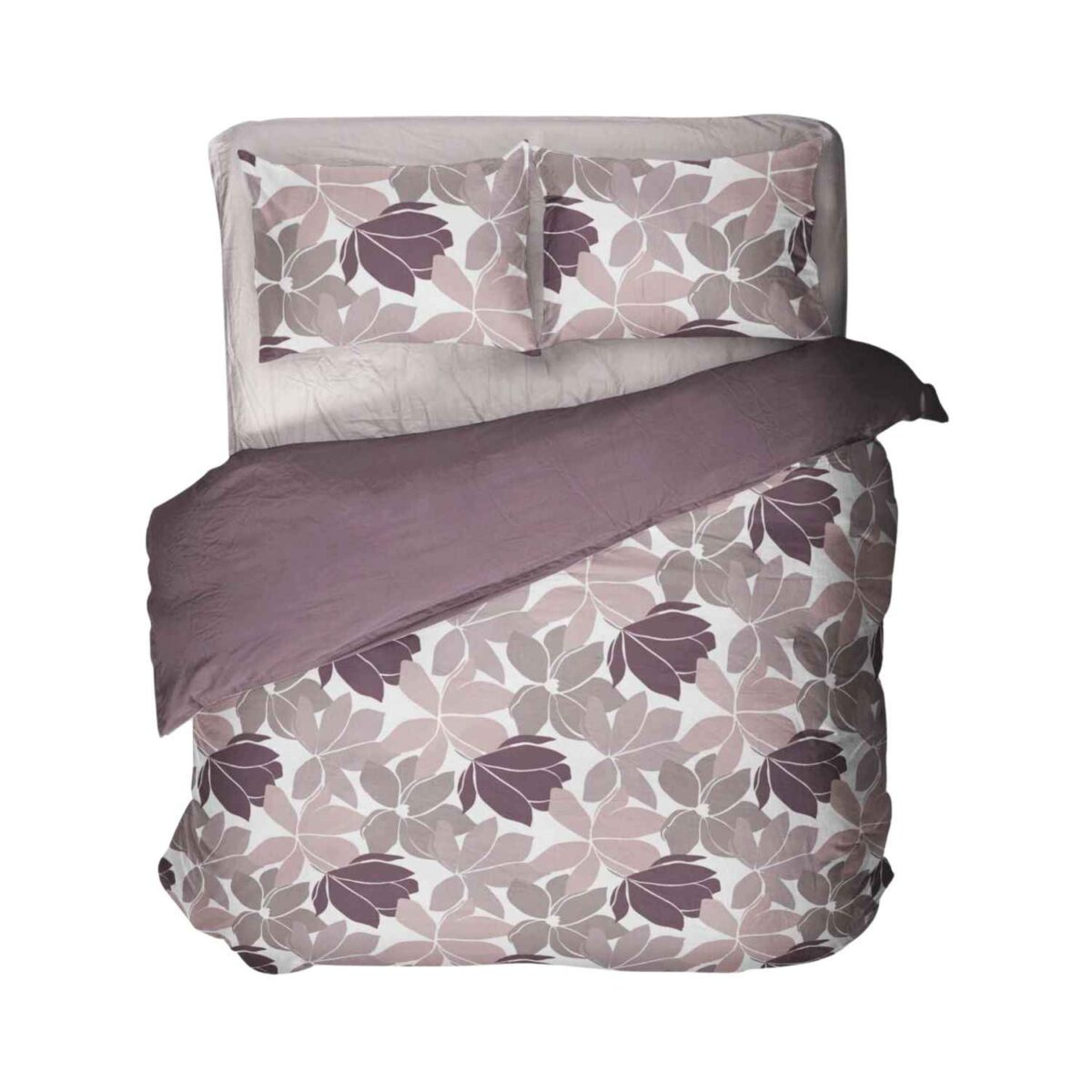 eloisa-malva-copripiumino-puro-cotone-novia-geometrico-sfumato-rosa-granata-porpora-prugna-beige-tortora-bianco-foglie-fiorato