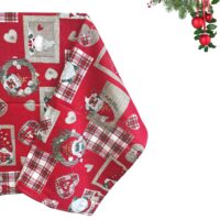 gnometti-tovaglia-natalizia-puro-cotone-made-in-italy-natale-babbo-natale-atmosfera-beige-rossa-elfi-gnomi-dettaglio
