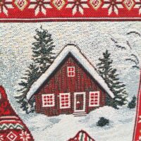Cuscino Gnomi Family Natale Feste Arredo Casa 45 x 45 cm - immagine 3