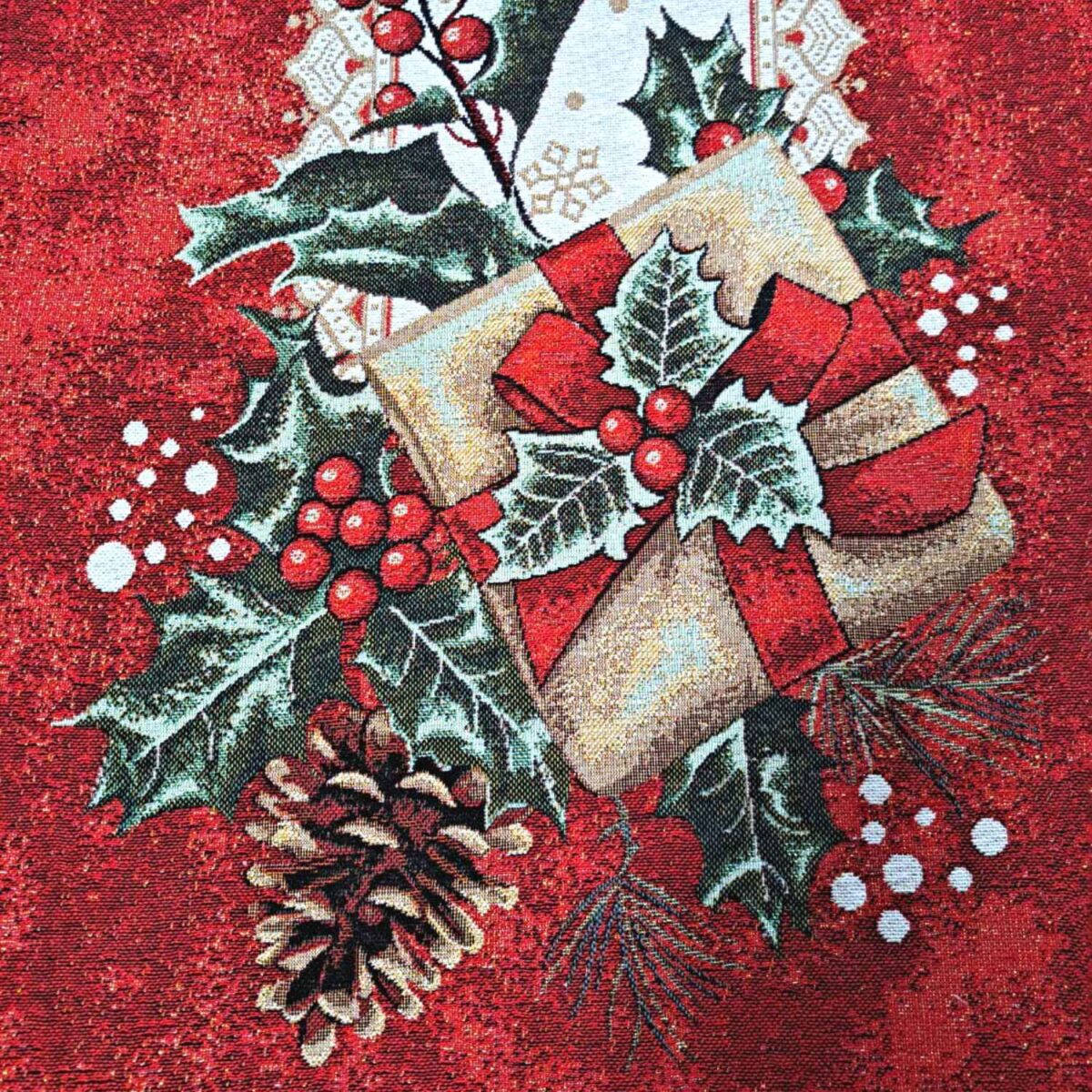Runner Present Natale Feste Arredo Casa 40 x 140 cm - immagine 2