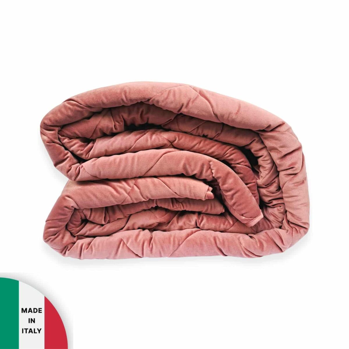 trapunta-invernale-feeling-velluto-microfibra-rosa-cipria-a-rombi-piegata-made-in-italy