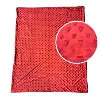 Coperta Amour Rosso Plaid Calda Invernale Sherpa Morbida - immagine 2