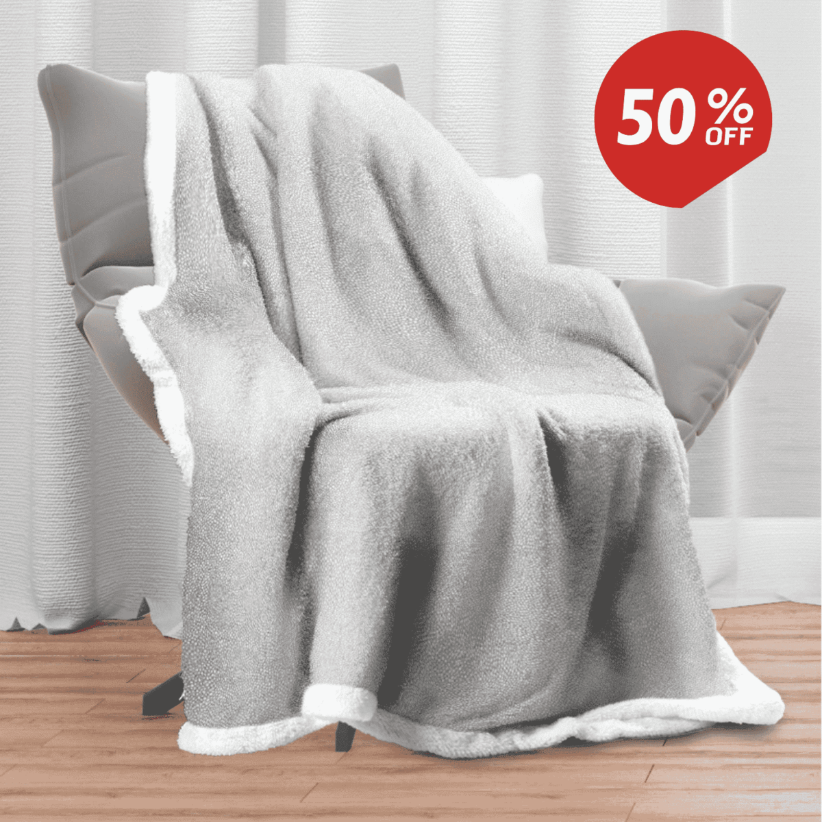 Coperta Dots Plaid Calda Invernale Sherpa Morbida