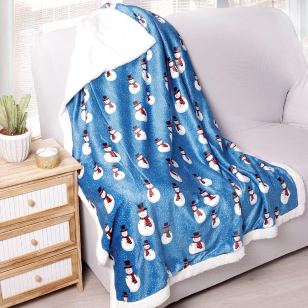 coperta-snowman-plaid-sherpa-calda-inverno-pupazzo-di-neve