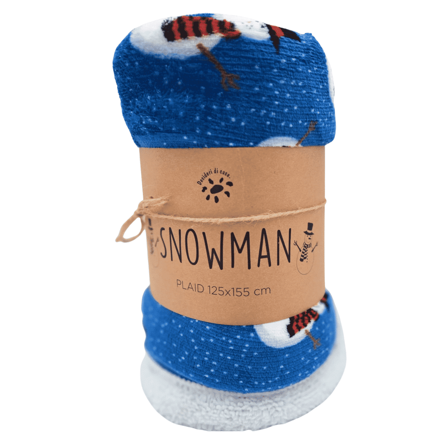 coperta-snowman-plaid-sherpa-calda-inverno-pupazzo-di-neve-confezione-blu