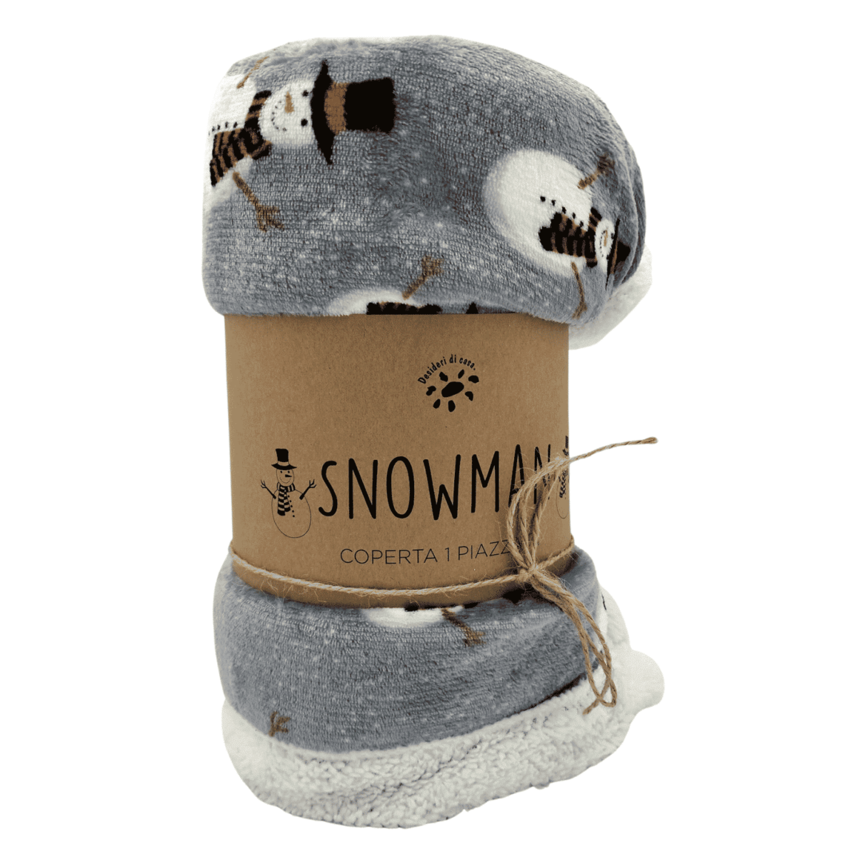 coperta-snowman-plaid-sherpa-calda-inverno-pupazzo-di-neve-confezione-grigio
