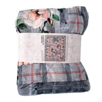 Coperta Shabby Flowers Plaid Calda Invernale Sherpa Morbida - immagine 5