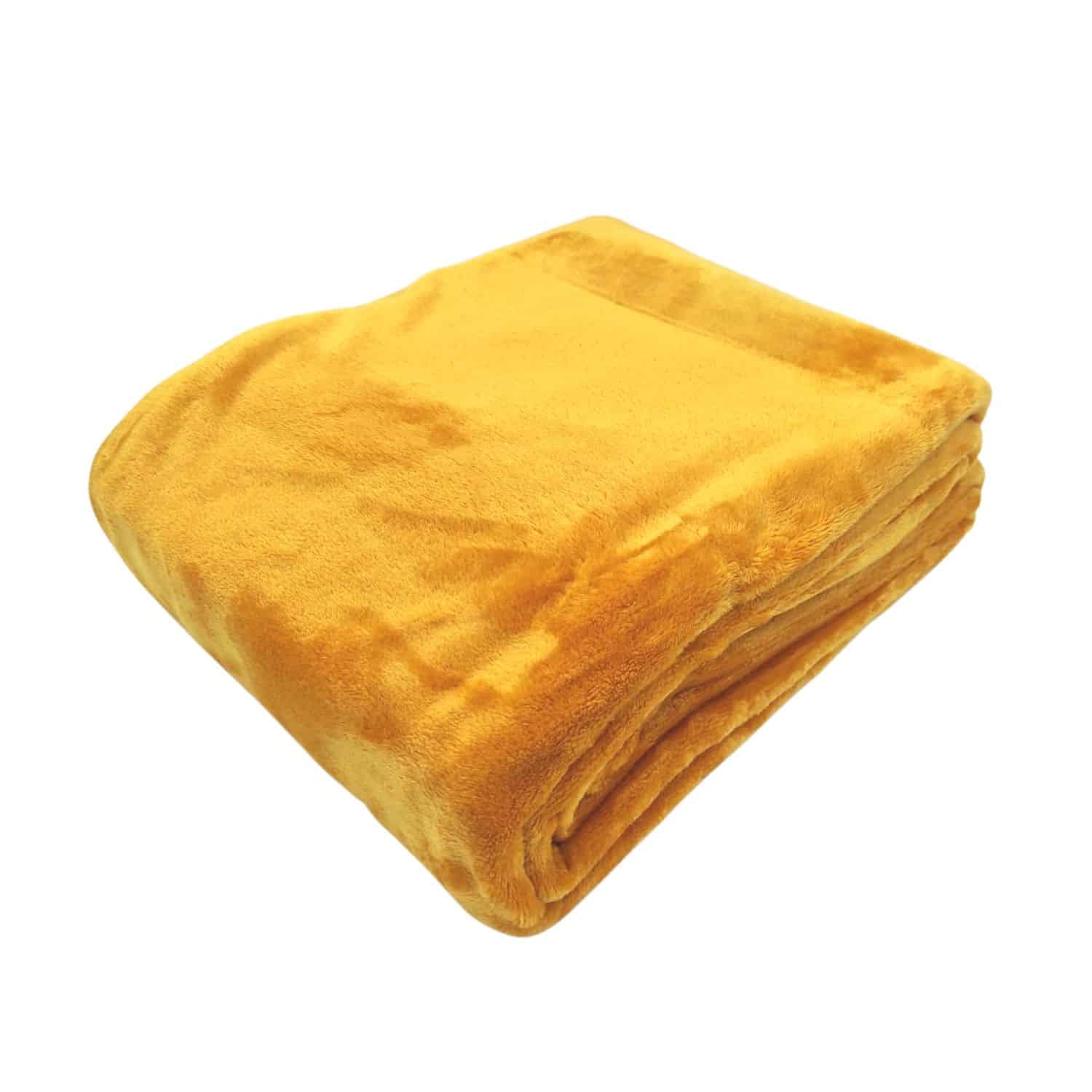 coperta-fashion-plaid-tinta-unita-coral-morbida-giallo-ocra