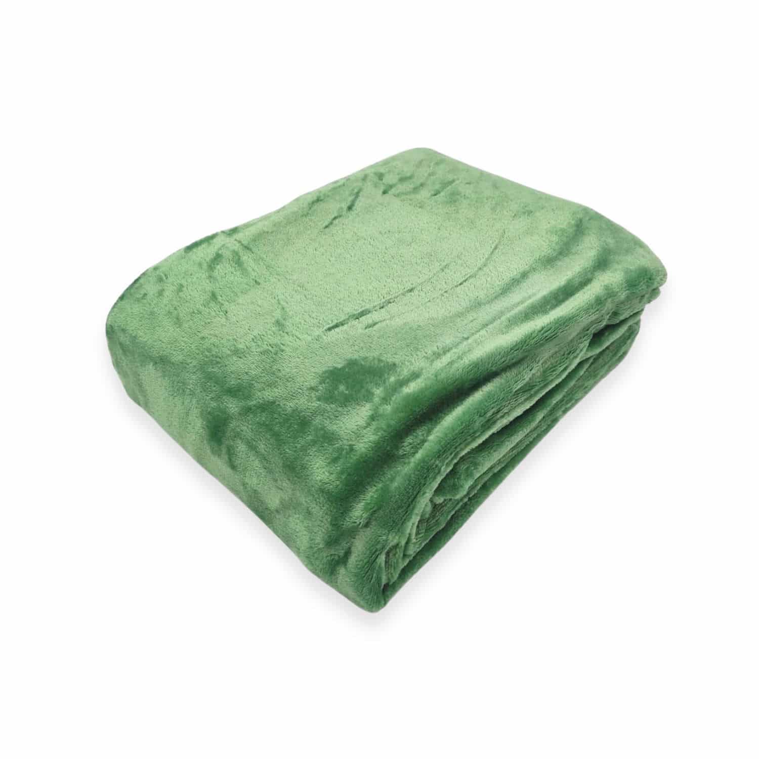 coperta-fashion-plaid-tinta-unita-coral-morbida-verde