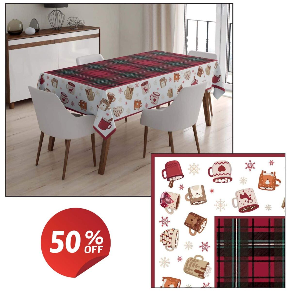 tovaglia-digitale-cups-alta-definizione-cotone-drill-140x180cm-6-posti-140x240cm-12-posti-scozzese-tartan-tazze-tazzine