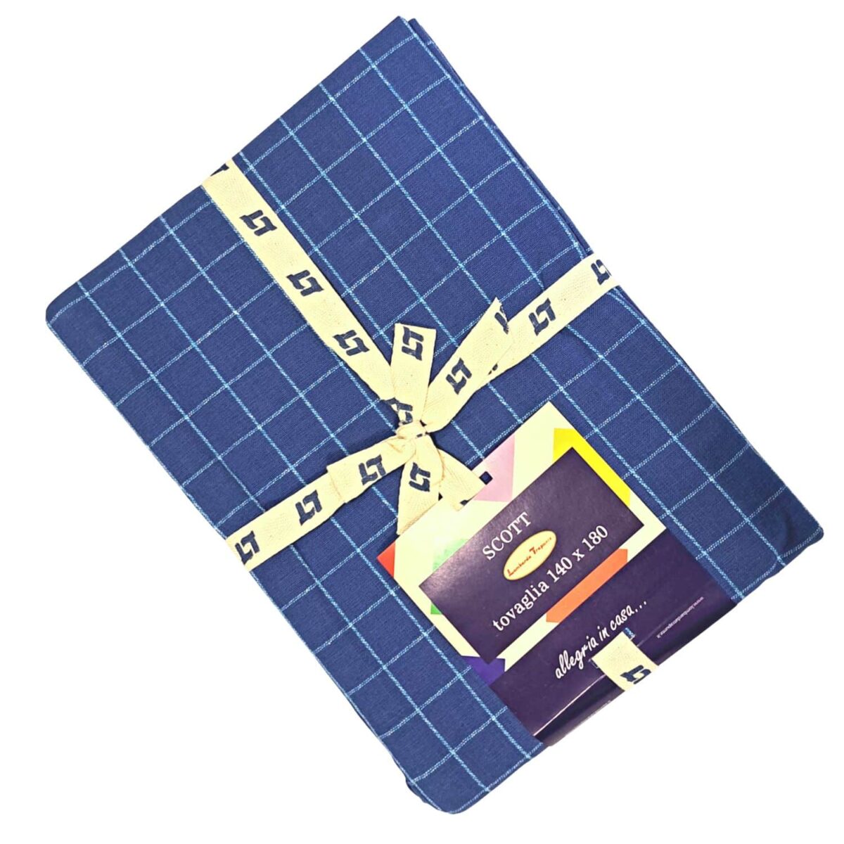 tovaglia-scott-blu-100-cotone-tinto-filo-tinta-unita-cucina-quadri-quadretti