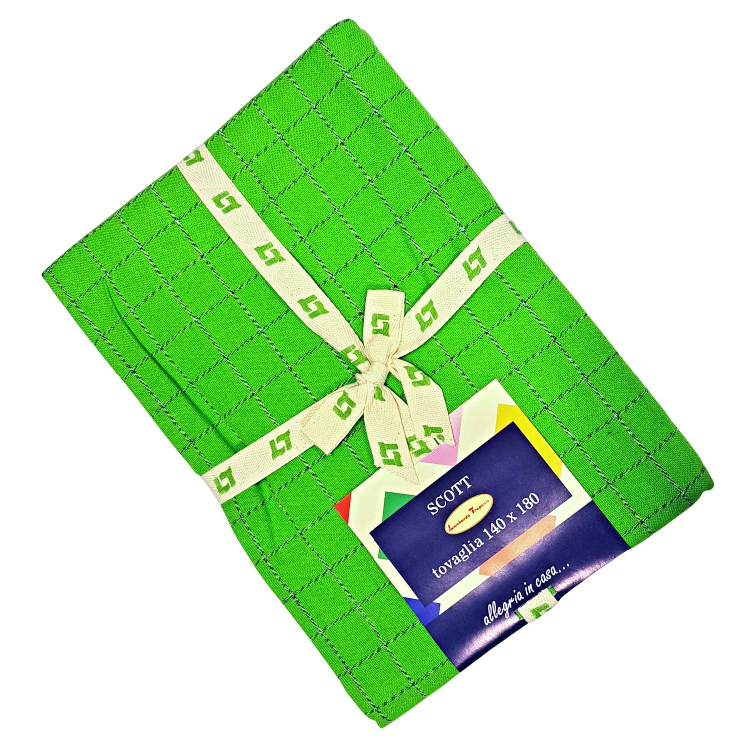 tovaglia-scott-verde-100-cotone-tinto-filo-tinta-unita-cucina-quadri-quadretti