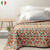 copriletto-bea-etnic-multicolor-arancio-beige-azzurro-rosso-primaverile-estivo-microfibra-100-grammi-made-in-italy