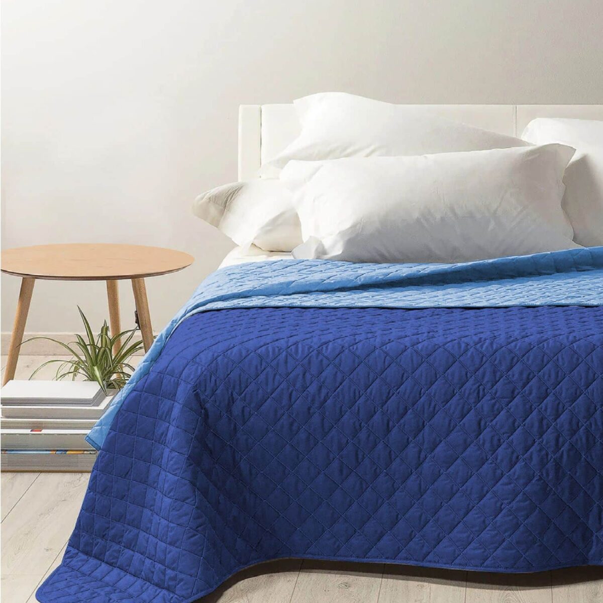copriletto-bea-tinta-unita-bicolore-azzurro-bluette-primaverile-estivo-microfibra-100-grammi-made-in-italy-inverso
